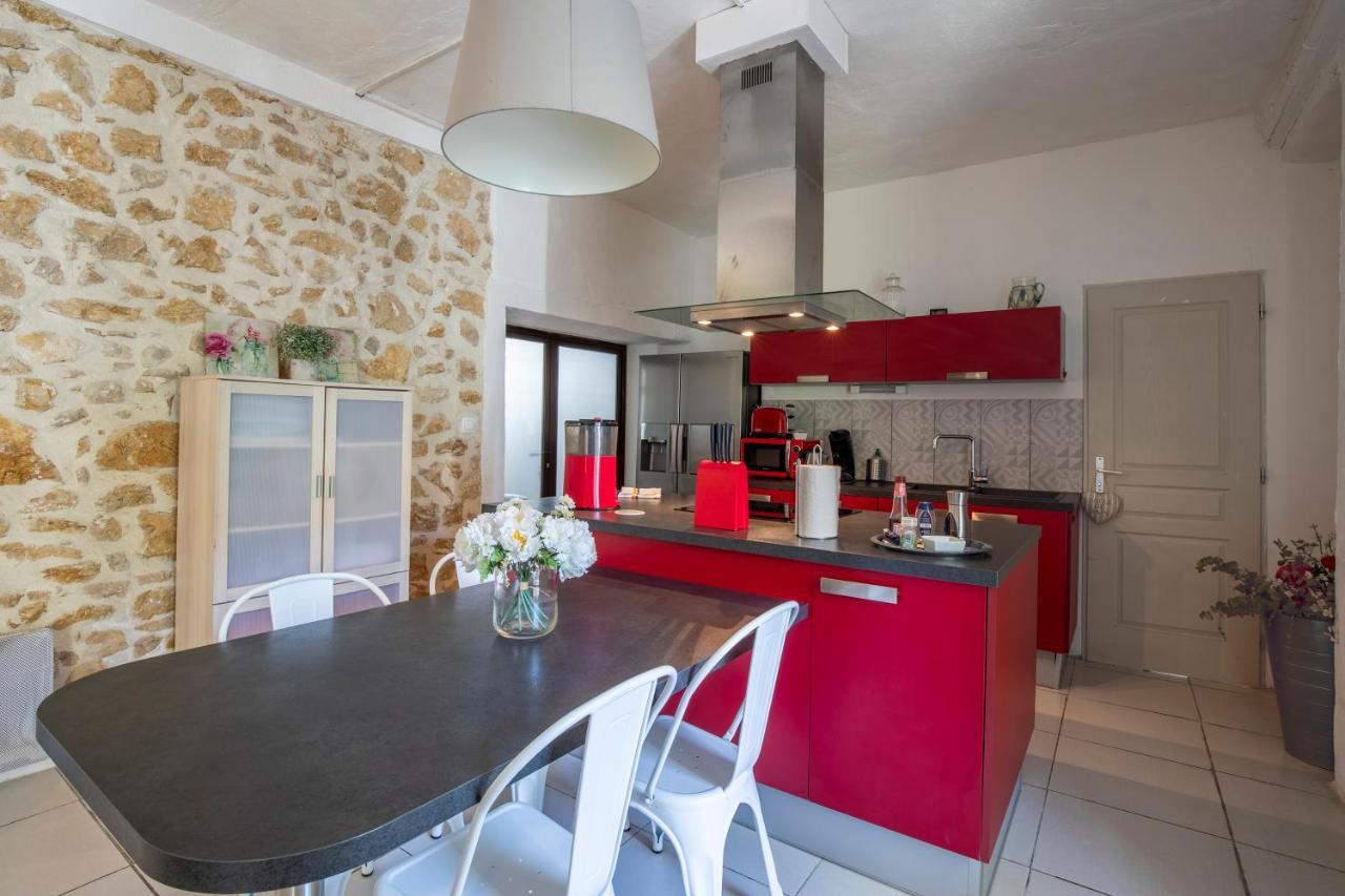 Portail Du Ventoux Central Luxe Jardin Linge Fourni Malaucène Dış mekan fotoğraf