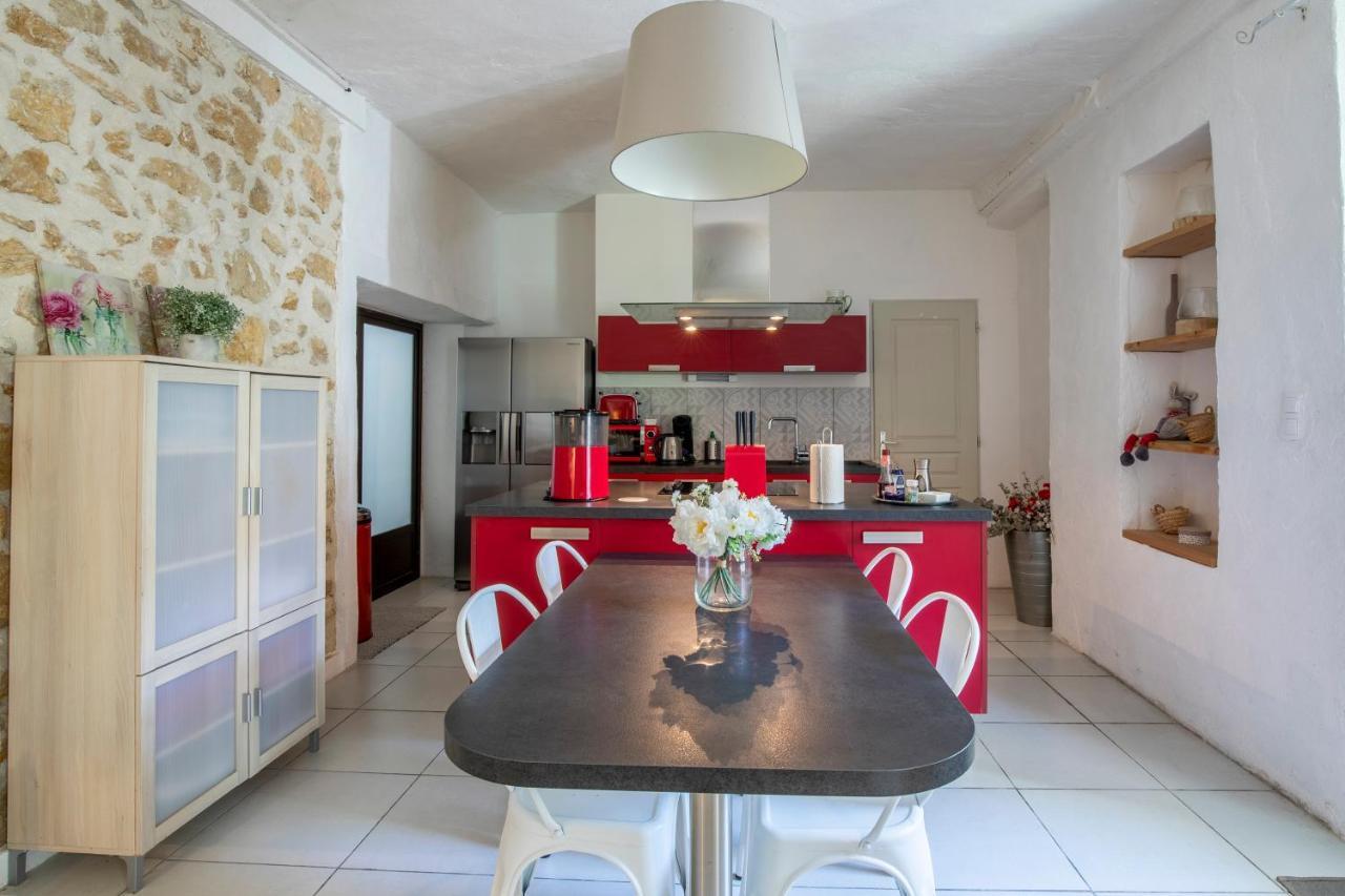Portail Du Ventoux Central Luxe Jardin Linge Fourni Malaucène Dış mekan fotoğraf